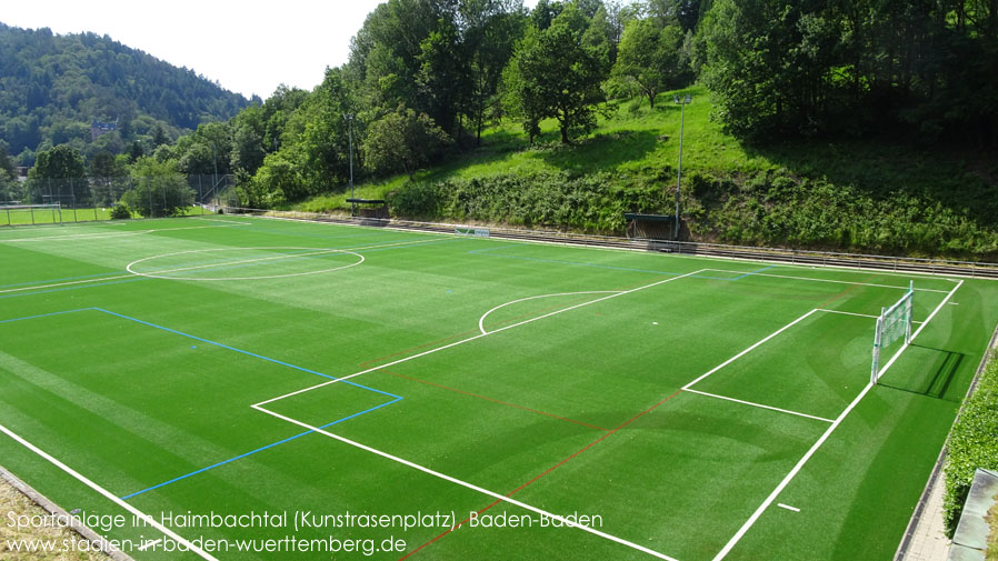 Baden-Baden, Sportanlage im Haimbachtal (Kunstrasenplatz)