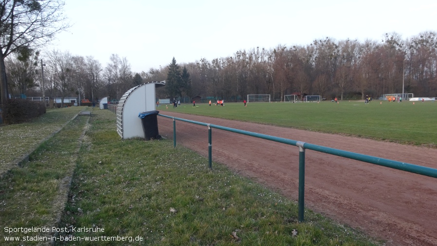 Karlsruhe, Sportgelände Post