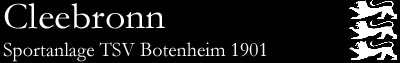 Cleebronn, Sportanlage TSV Botenheim 1901