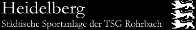 Heidelberg, Städtische Sportanlage der TSG Rohrbach