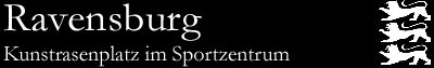 Kunstrasenplatz im Sportzentrum, Ravensburg