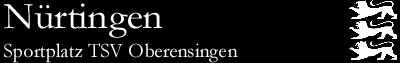Sportplatz TSV Oberensingen, N&uuml;rtingen