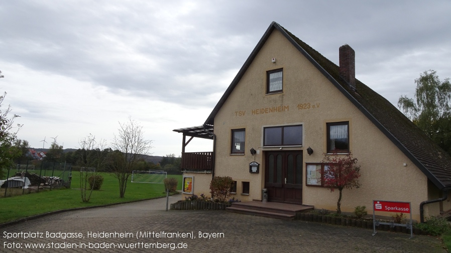 Heidenheim (Mittelfranken), Sportplatz Badgasse