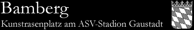 Bamberg, Kunstrasenplatz am ASV-Stadion Gaustadt (Bayern)