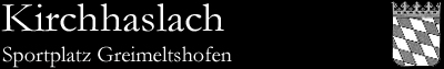 Kirchhaslach, Sportplatz Greimeltshofen