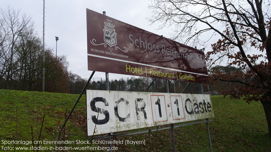 Schlüsselfeld, Sportanlage am brennenden Stock