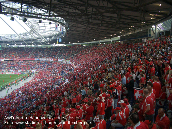 HDI-Arena (ehemals AWD-Arena bzw. Niedersachsenstadion), Hannover (Niedersachsen)