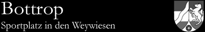 Bottrop, Sportplatz in den Weywiesen