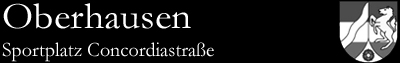 Oberhausen, Sportplatz Concordiastraße