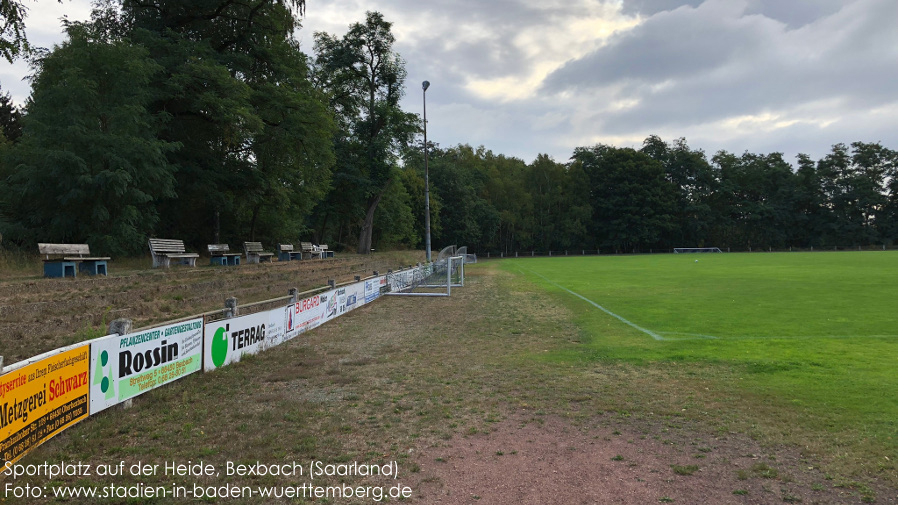 Bexbach, Sportplatz auf der Heide