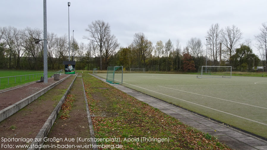 Apolda, Sportanlage zur Großen Aue (Kunstrasenplatz)
