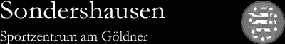 Sondershausen, Sportzentrum am Göldner
