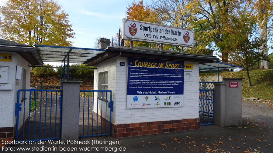 Pößneck, Sportpark an der Warte