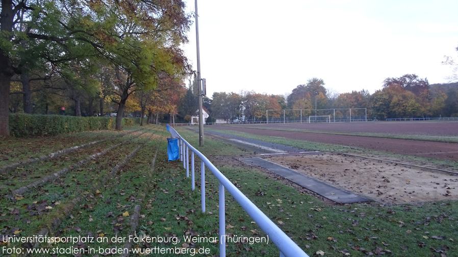 Weimar, Universitätssportplatz an der Falkenburg